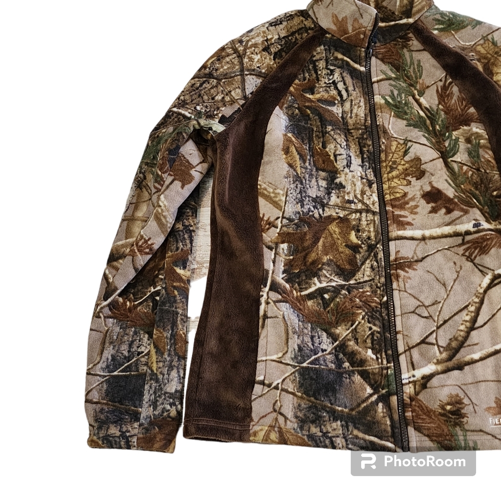 Womens Field And Stream Camouflage Jacket Size La… - image 3